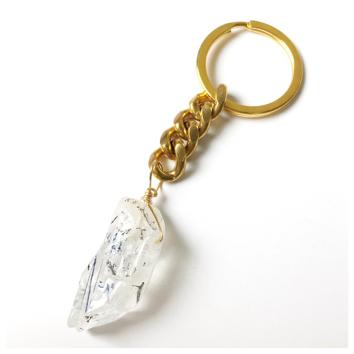 Crystal Gold Keychain  Crystals, Gold, Pendant