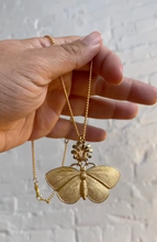 Moth Autumn Necklace